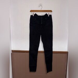Max | Black Buttonfly Jeans